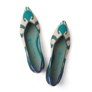 Rothy's "The Point" in Moroccan Green